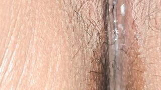 Vered latina wife in a swing - up close - doggy cream pie