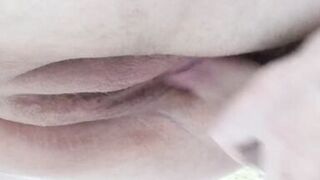 mother-in-law's meaty pussy filled with cum - 5 image