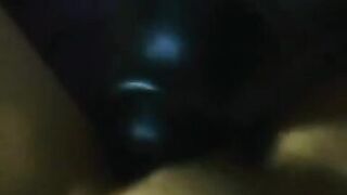 Using a deep tissue massager on my pussy gets my body vibrating good