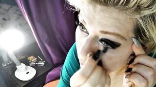Makeup lessons from a famous married Russian porn star Aimee Hot MILF (aka AimeeParadise)... - 7 image