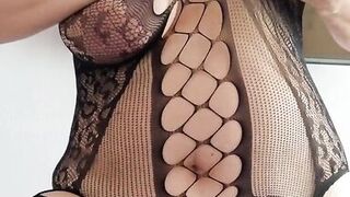 Busty amateur milf masturbating in sexy body - 2 image