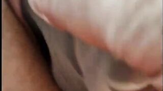 AMATEUR MILF fucked with doubledildo