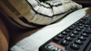 the wife moans softly and experiences the strongest orgasm.