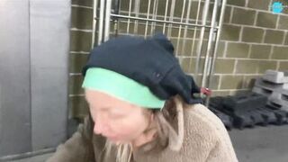 Street Cutie dancing nude