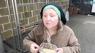 Street Cutie dancing nude