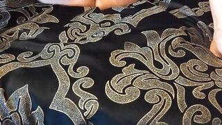 Wife enjoying herself while I'm at work