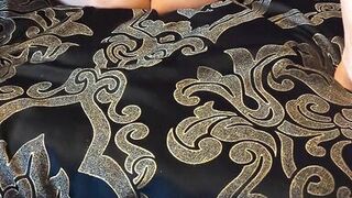 Wife enjoying herself while I'm at work