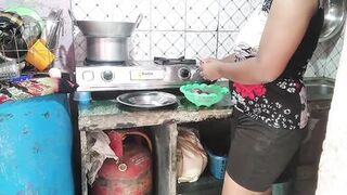 Indian step father-in-law bonks daughter-in-law during the time that cooking part two - 2 image