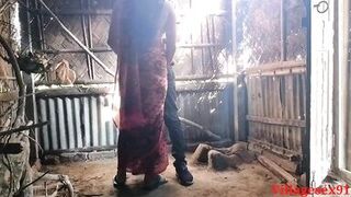 Red Saree Wife Outdoor Irrumation ( Official Movie By Villagesex91)