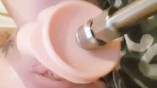 I how slutty i am drilled by my fuck machine