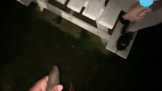 Street hotty abased and copulates a fake cock in the street for a man