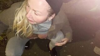 Offered a drink for a cumshot - 11 image