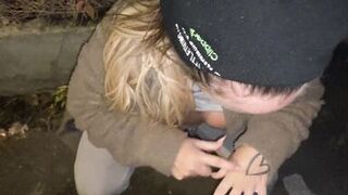 Offered a drink for a cumshot - 13 image