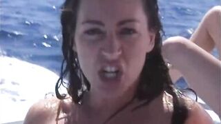 Great Fuck on the boat in the middle of the sea!