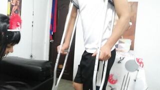 1 parte cojo con mi enfermera sexi hasta hacerme correr