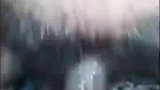 Husband wife at midnight in village