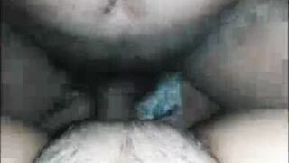 Husband wife at midnight in village