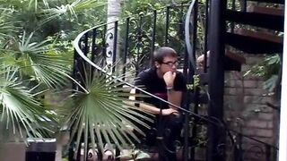 Horny y. man loves pounding MILFs hairless pussy