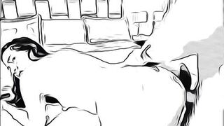 man having sex with married woman without her husband knowing in cartoon