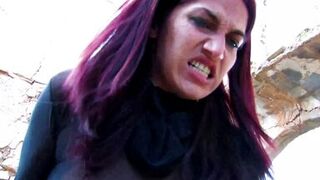 Mountain climber meets a bitch in heat!