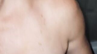 Sexy milf lets me jerk off to her ass bent over and sucks my cock