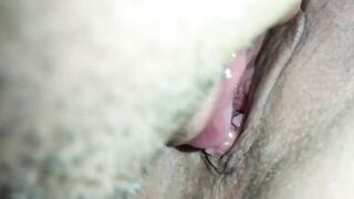 Clit Licking and Pussy Eating Until Massive Orgasm - Extreme CLOSE UP Amateur Pussy Licking - 5 image