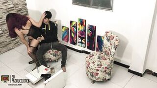 I practice erotic dance with my stepbrother and I end up fucking him