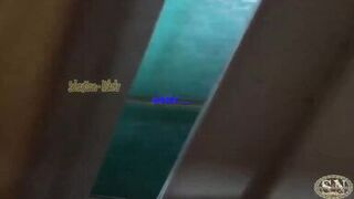 I catch my stepsister masturbating in the bathroom. I blackmail her to fuck her. Hard sex with my stepsister.