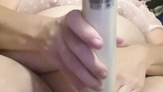 Texasbabygirl1982 Squirt @3:34 Hitachi BBW Big Tits - 7 image