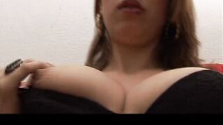 Sexy bitch makes me feel pleasure!