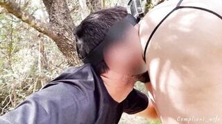 Lost in the forest with a Hot MILF. I fuck her BIG ass and cum in mouth. - 4 image