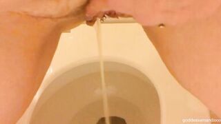 Peeing and Farting on the Toilet