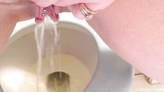 Peeing and Farting on the Toilet