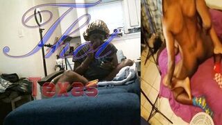 Thot in Texas - Legs Wide Open Hairy Pussy Fuck - 12 image