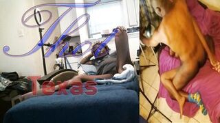 Thot in Texas - Legs Wide Open Hairy Pussy Fuck - 5 image