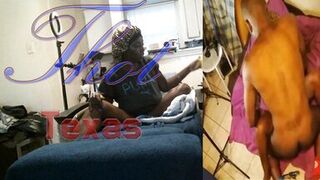 Thot in Texas - Legs Wide Open Hairy Pussy Fuck - 8 image