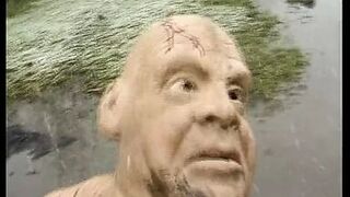 Fat woman fucked outdoors in the mud - 1 image