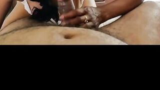 Desi Milf gets horny and calls inexperienced driver home and sucks his cock and fucks him hard - 14 image