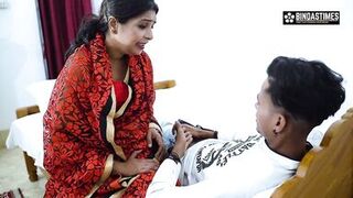 StepMom teaches son how to fuck very 1st time ( Hindi Audio ) - 2 image