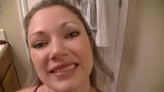 blowjob and speedjob ending in her getting blasted - 1 image