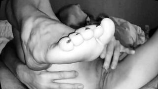 JOI : StepMom Loves When StepSon Jerks Dick On Her Soles Of Feet