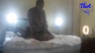 Thot in Texas - Pussy Fucked While She Eats Hairy Pussy