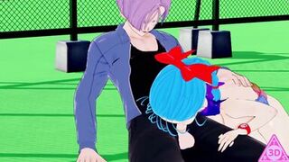 KOIKATSU Trunks Bulma Dragon Ball, have sex blowjob handjob and cumshot uncensored... Thereal3dstories