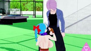 KOIKATSU Trunks Bulma Dragon Ball, have sex blowjob handjob and cumshot uncensored... Thereal3dstories
