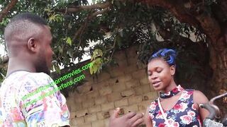 the mboa motorcycle taxi driver with his client in the undergrowth of the village. exclusivity on xvideos