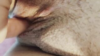 Chubby and horny mature pleases herself with toys, masturbates and leaves with wearable vibrator in pussy for shopping