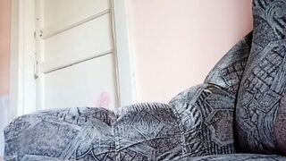 Hot tease in white panties. Webcam show. - 4 image