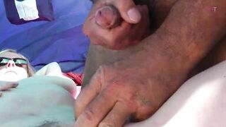 Public Beach Sex in Spain - Everyone can finger and fuck me on the beach