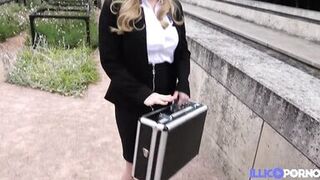 Georgie, busty milf, wants a hard cock to get her little pussy fucked - 4 image