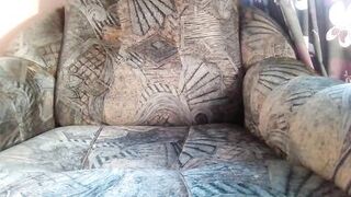 Comfy dress an NO panties but bush. Thickforest. - 12 image